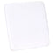 White 1.75" Vinyl Panel Cushion with SlipNot™ Technology for Clear Folding Chair