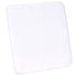 White 1.75" Vinyl Panel Cushion with SlipNot™ Technology for Clear Folding Chair