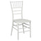 White Woodgrain™ Resin Steel Skeleton Chiavari Chair