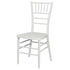 White Woodgrain™ Resin Steel Skeleton Chiavari Chair