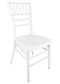 White Aluminum Chiavari Chair by Chivari 45 CCAW-AX-T