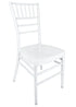 White Aluminum Chiavari Chair by Chivari 45 CCAW-AX-T