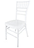 White Aluminum Chiavari Chair by Chivari left1 CCAW-AX-T