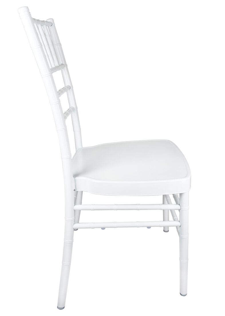 White Aluminum Chiavari Chair by Chivari right2 CCAW-AX-T