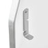 White 42" Tall x 48" Long Portable Folding Bar Laminate Surface PVC Edge