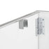 White 42" Tall x 48" Long Portable Folding Bar Laminate Surface PVC Edge
