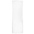 White 42" Tall x 48" Long Portable Folding Bar Laminate Surface PVC Edge