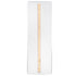 White 42" Tall x 48" Long Portable Folding Bar Laminate Surface PVC Edge