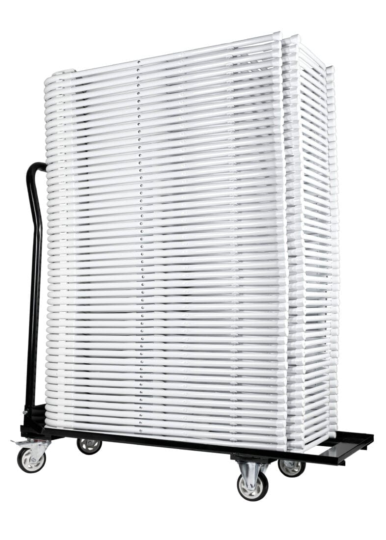 Chivari White SuperResin Folding Chair CFRW-AX-T