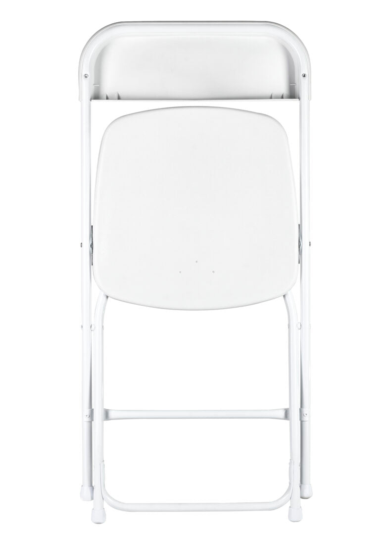 White SuperResin Folding Chair, 800 lbs Weight Capacity CFRW-AX-T