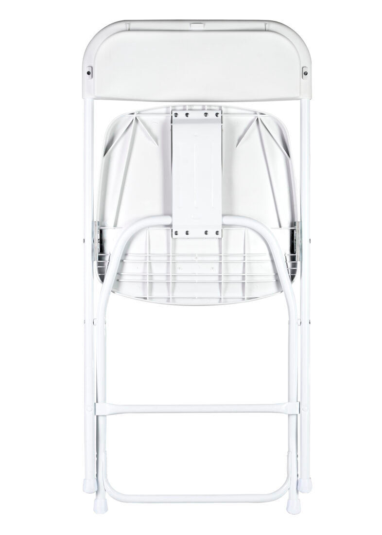 White SuperResin Folding Chair, 800 lbs Weight Capacity CFRW-AX-T