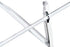Chivari White SuperResin Folding Chair CFRW-AX-T