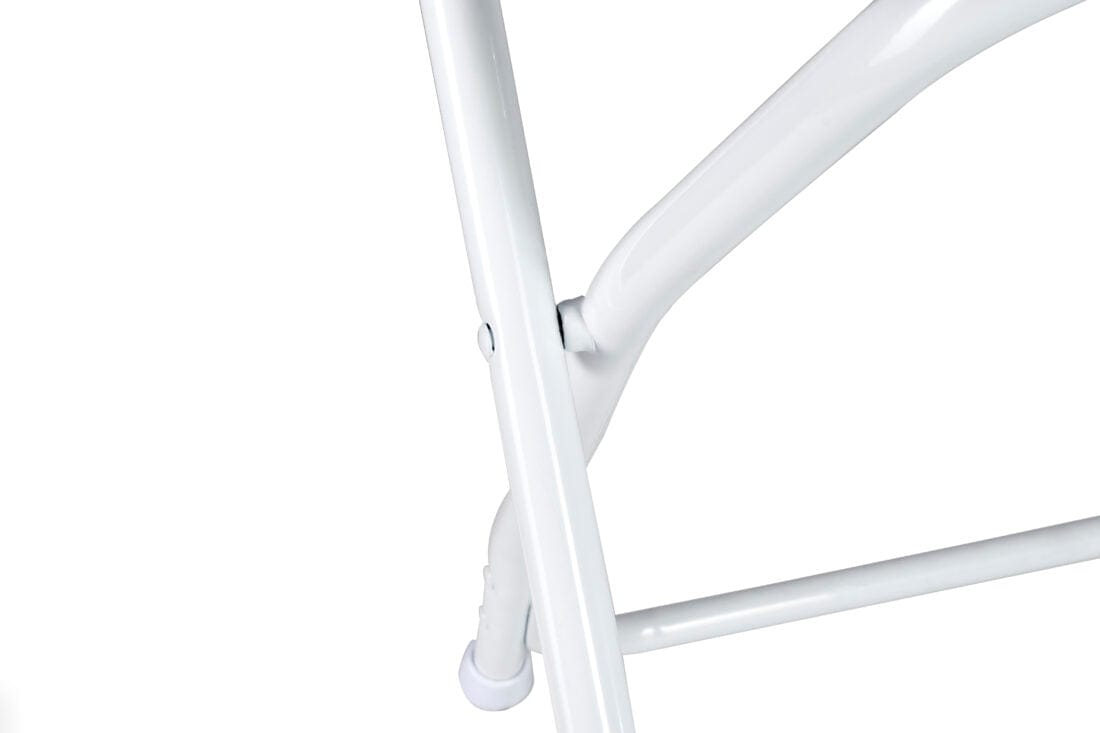 Chivari White SuperResin Folding Chair CFRW-AX-T