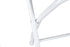 Chivari White SuperResin Folding Chair CFRW-AX-T