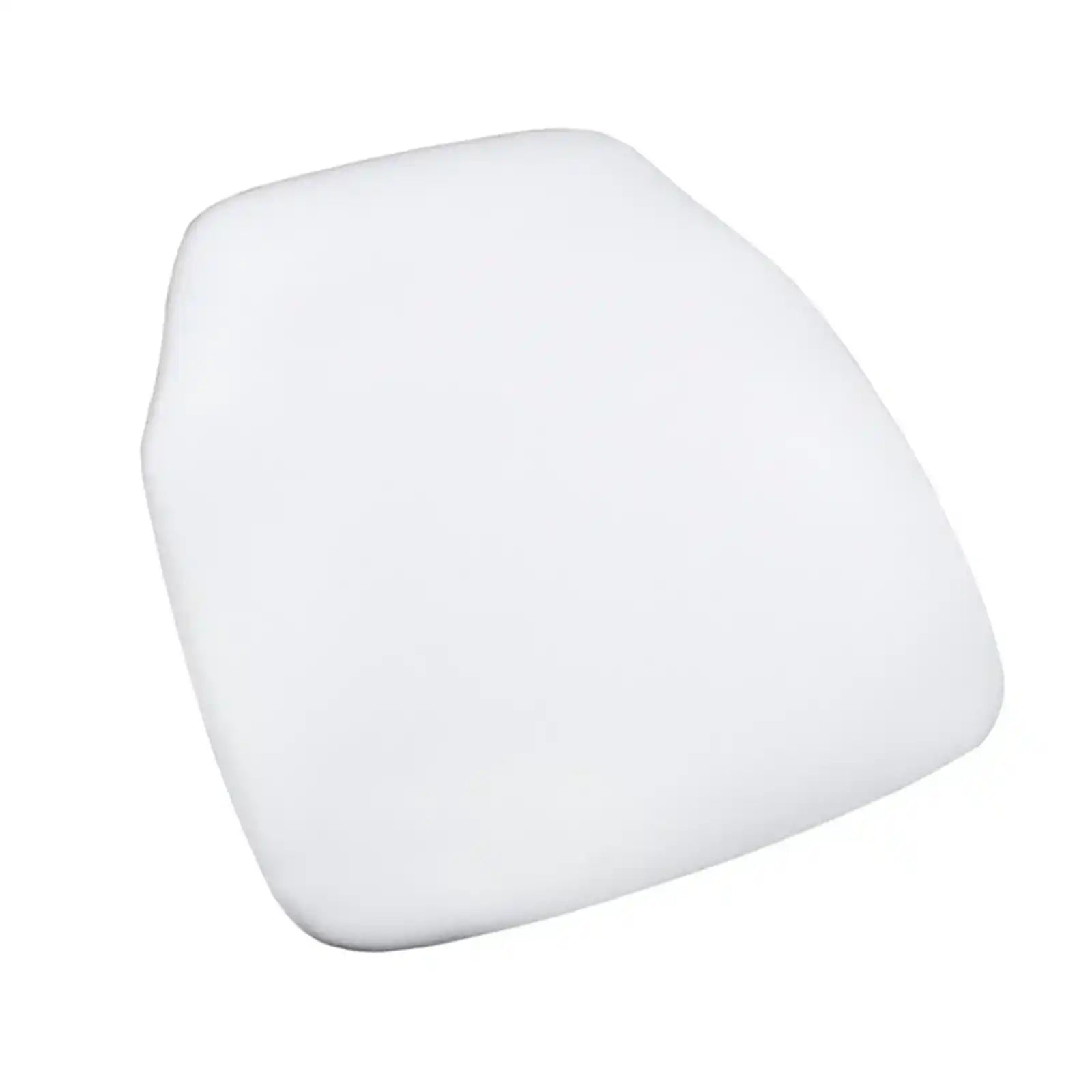White 1.75" Thick Fabric Panel Chiavari Chair Cushion
