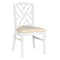 White Ritz ToughWood™ Chair with Ivory Vinyl Seat