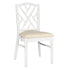 White Ritz ToughWood™ Chair with Ivory Vinyl Seat