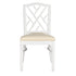 White Ritz ToughWood™ Chair with Ivory Vinyl Seat