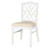 White Ritz ToughWood™ Chair with Ivory Vinyl Seat