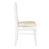 White Ritz ToughWood™ Chair with Ivory Vinyl Seat