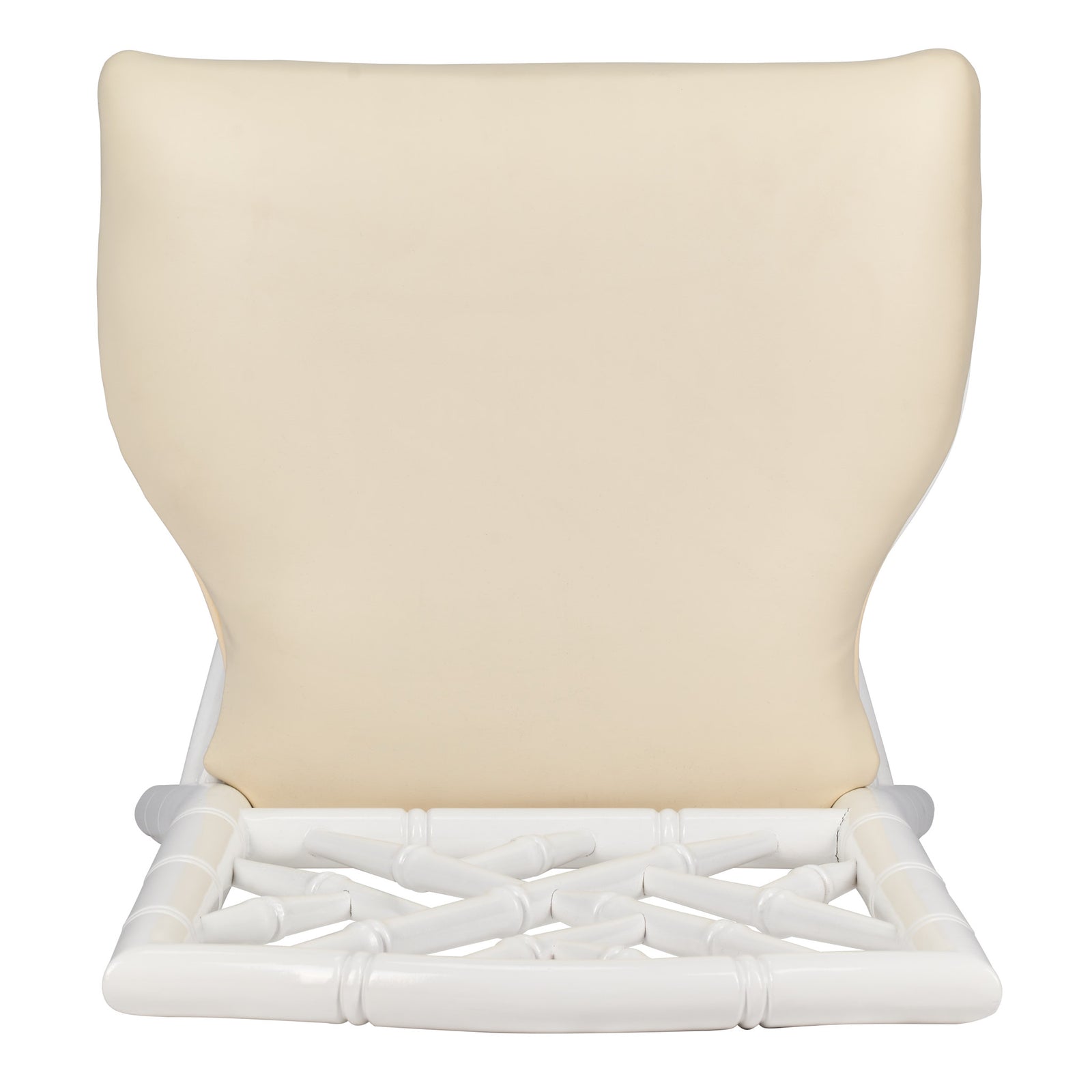 White Ritz ToughWood™ Chair with Ivory Vinyl Seat