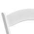 White WoodGrain™ Resin Folding Chair (Per Chair Price Shown - Sold only in Quantities of 4)