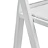 White WoodGrain™ Resin Folding Chair (Per Chair Price Shown - Sold only in Quantities of 4)