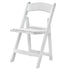 White WoodGrain™ Resin Folding Chair (Per Chair Price Shown - Sold only in Quantities of 4)