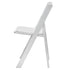 White WoodGrain™ Resin Folding Chair (Per Chair Price Shown - Sold only in Quantities of 4)