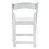 White WoodGrain™ Resin Folding Chair (Per Chair Price Shown - Sold only in Quantities of 4)