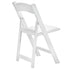 White WoodGrain™ Resin Folding Chair (Per Chair Price Shown - Sold only in Quantities of 4)