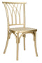 Gold Champagne Resin Willow Chair CWRG-ZG-T