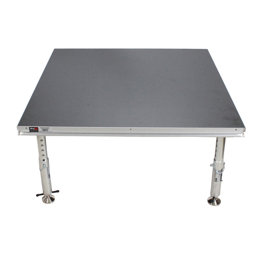 ProX XSQ-4X4 4 x 4 Ft. Single Portable Stage Unit Height (6) Adjustable Legs from 28 to 48 in.