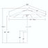 California Umbrellas Tuscan 9' Patio Umbrella Bronze Pole, Sunbrella Canopy CAL-ALTO908117-5417