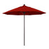 California Umbrellas Jockey Red 9' Patio Umbrella Bronze Pole, Sunbrella Canopy CAL-ALTO908117-5403