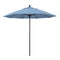 California Umbrellas Air Blue 9' Patio Umbrella Bronze Pole, Sunbrella Canopy CAL-ALTO908117-5410