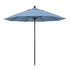 California Umbrellas Air Blue 9' Patio Umbrella Bronze Pole, Sunbrella Canopy CAL-ALTO908117-5410