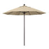 California Umbrellas Antique Beige 9' Patio Umbrella Bronze Pole, Sunbrella Canopy CAL-ALTO908117-5422