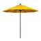 California Umbrellas Sunflower Yellow 9' Patio Umbrella Bronze Pole, Sunbrella Canopy CAL-ALTO908117-5457
