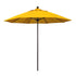 California Umbrellas Sunflower Yellow 9' Patio Umbrella Bronze Pole, Sunbrella Canopy CAL-ALTO908117-5457
