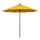 California Umbrellas Sunflower Yellow 9' Patio Umbrella Bronze Pole, Sunbrella Canopy CAL-ALTO908117-5457