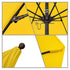 California Umbrellas Sunflower Yellow 9' Patio Umbrella Bronze Pole, Sunbrella Canopy CAL-ALTO908117-5457