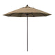 California Umbrellas Heather Beige 9' Patio Umbrella Bronze Pole, Sunbrella Canopy CAL-ALTO908117-5476