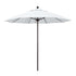 California Umbrellas White 9' Patio Umbrella Bronze Pole, Olefin Canopy CAL-ALTO908117-F04