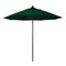 California Umbrellas Hunter Green 9' Patio Umbrella Bronze Pole, Olefin Canopy CAL-ALTO908117-F08