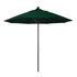 California Umbrellas Hunter Green 9' Patio Umbrella Bronze Pole, Olefin Canopy CAL-ALTO908117-F08