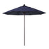 California Umbrellas Navy Blue 9' Patio Umbrella Bronze Pole, Olefin Canopy CAL-ALTO908117-F09