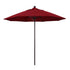 California Umbrellas Red 9' Patio Umbrella Bronze Pole, Olefin Canopy CAL-ALTO908117-F13