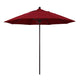 California Umbrellas Red 9' Patio Umbrella Bronze Pole, Olefin Canopy CAL-ALTO908117-F13