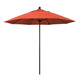 California Umbrellas Sunset 9' Patio Umbrella Bronze Pole, Olefin Canopy CAL-ALTO908117-F27